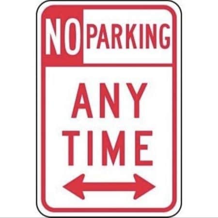 Accuform PARKING SIGN NO PARKING ANYTIME FRP710RA FRP710RA
